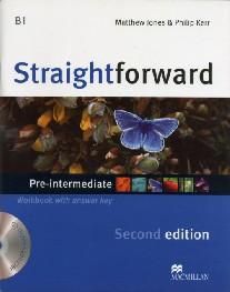 Straightforward 2Ed Pre-Intermediate Workbook with Key Pack