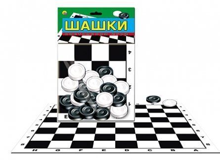 Шашки в пакете + поле