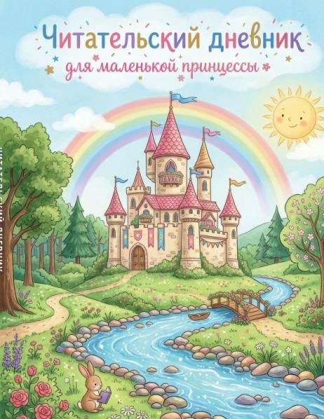 Читательский дневник для начальных классов. Сказочный замок 32 л., цветной блок