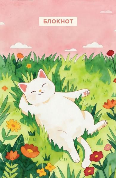Блокнот с котом. Сегодня без подвигов А5, мягкая обложка, 64 л.