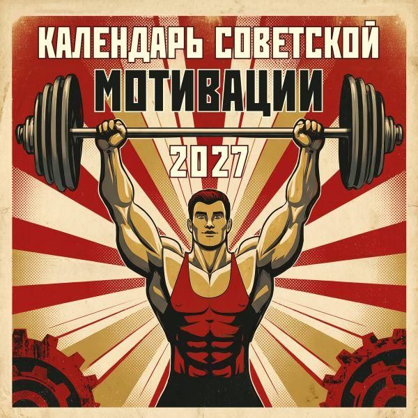 Календарь СОВЕТСКОЙ МОТИВАЦИИ. Календарь настенный на 2027 год 300х300 мм