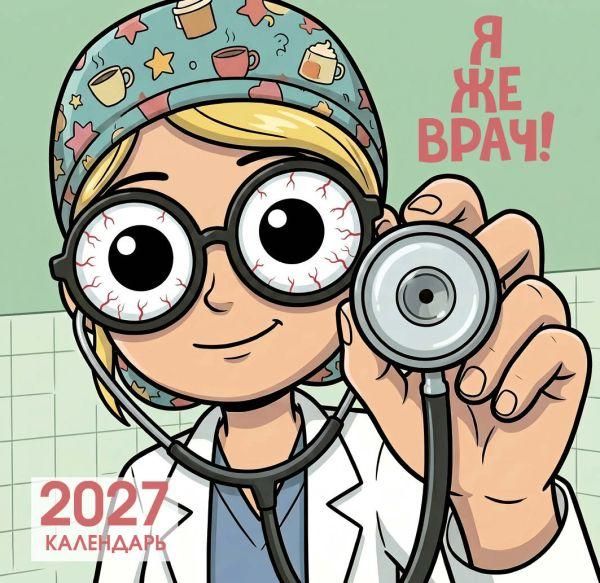 Я же врач. Календарь настенный на 2027 год 170х170 мм