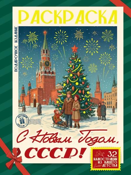 НГ ПОДАРОЧНЫЕ РАСКРАСКИ. С Новым Годом, СССР