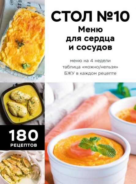 Стол 10. Меню для сердца и сосудов