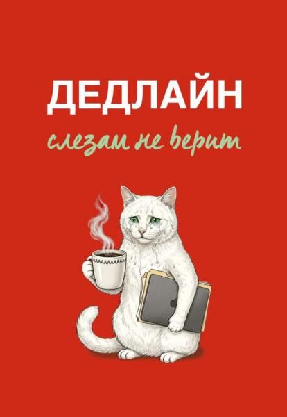 Дедлайн слезам не верит. Ежедневник недатированный А5, 72 л.