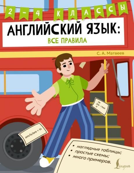 Английский язык: все правила. 2-4 классы