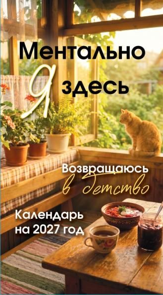 Ментально я здесь Возвращаюсь в детство. Настольный отрывной календарь на 2027 год