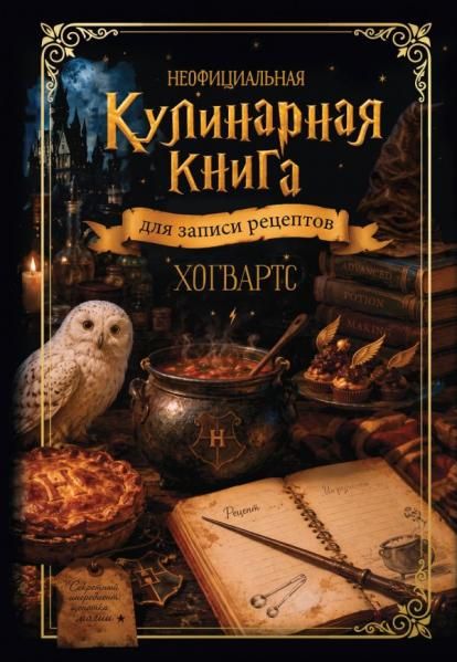 Неофициальная кулинарная книга для записи рецептов. Хогвартс