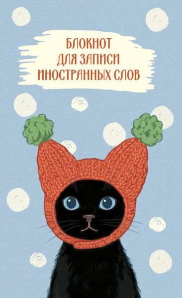 Блокнот для записи иностранных слов 84x10832 Кот в шапке